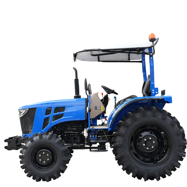 Mini Diesel Farm Tractor 50HP 4X4 Electric Start Agricultural Wheel Tractor