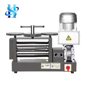 Machine à laminer 250 mm 750 W pour la fabrication de bijoux en or et en argent, lamination de fil plat et rond avec interrupteur marche/arrêt - Product Image 1