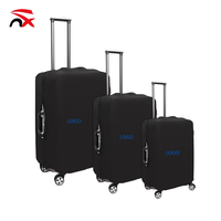 Housse de protection personnalisable pour valise, en tissu souple réutilisable, idéale pour les voyages