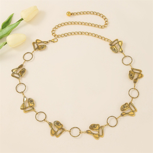 Cinturón de <span class=keywords><strong>cadena</strong></span> de cintura con <span class=keywords><strong>cadena</strong></span> de cuerpo en capas de Metal <span class=keywords><strong>para</strong></span> <span class=keywords><strong>vestidos</strong></span>, atuendo, uso informal, cinturón de <span class=keywords><strong>cadena</strong></span> de cintura ajustable - Product Image 6