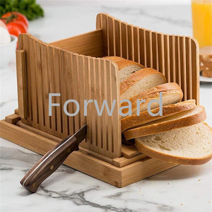 Rebanadora <span class=keywords><strong>de</strong></span> pan <span class=keywords><strong>de</strong></span> bambú <span class=keywords><strong>de</strong></span> grado alimenticio Baguette ingletada con juego <span class=keywords><strong>de</strong></span> cortadores <span class=keywords><strong>de</strong></span> sándwich - Product Image 2