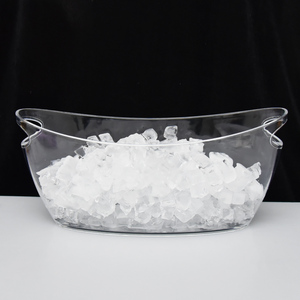 High Quality Boat Ship Transparent 7 Liter Nightclub Resteruant Plastic Ice Bucket <strong>Cool</strong> <strong>Bar</strong> - Product Image 4