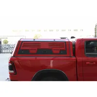 Toldo de acero con ventanas y doble cabina para camioneta Ford Ranger F150 Tacoma Toyota Hilux, captación 4x4, color rojo, nuevo estilo