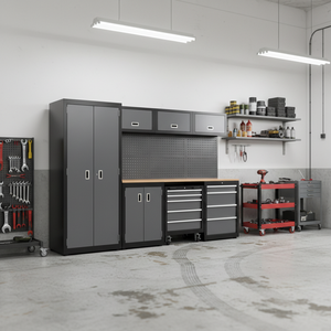Ensemble <span class=keywords><strong>de</strong></span> rangement pour garage et atelier : armoires, établi, outils et organiseurs |   Directement du fabricant - Product Image 6