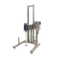 YH Meilleures Ventes Mélangeur Disperseur Mobile à Cisaillement Élevé 2.2kw 5.5kw 7.5kw pour Peintures, Revêtements, Encres et Liquides, Petit Disperseur