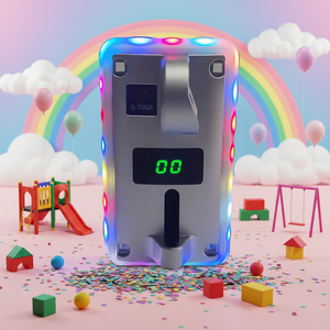 Accepteur de pièces multi-monnaies LED anti-fraude pour machines à pousse-pièces et jeux d'arcade avec contrôle intelligent par CPU FT-CA03 en plastique - Product Image 3