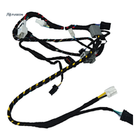 Rangkaian Kabel Multi-Fungsi Instrumen Otomatis Selubung Kepang Kuning-Hitam Kabel Otomotif Kustom OEM 12V 24V
