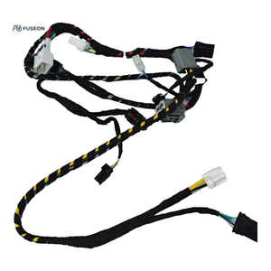 Arnés de Cables Multifunción para Instrumentos de Automóvil, Funda Trenzada Amarilla y Negra, Arnés de Cableado Automotriz Personalizado OEM 12V 24V - Product Image 2