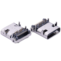BTRE USB 3.1 Typ C Buchse 10,0mm Länge 24-Pin DIP Hochwertige 12V USB 3.1 Anschlüsse für Ladekabel