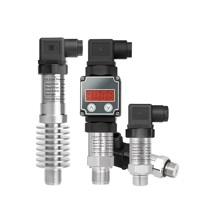 YEZON PY210 Pressure Transmitter 4~20ma OEM Explosion Proof Pressure  Transducer 0~10v Gas Water Oil Pressure Sensors