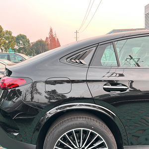 Mercedes-Benz GLC Coupe C254 2024+ AMG Triangular <b>Window</b> Louver <b>Decals</b> Piano Black Carbon Fiber Texture ABS Adhesive Exterior - Product Image 3