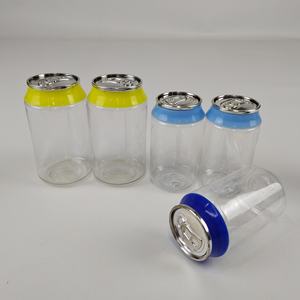 Alimentador bonito de 60ml y 80ml con logotipo en forma de chupete, tarro de plástico transparente, embalaje de tarro de caramelo de goma - Product Image 5