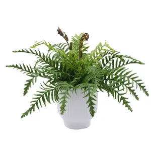植物DIYミニフェイクポット葉プラスチック花人工緑植物装飾小さな盆栽