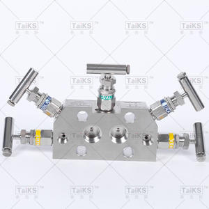 Collecteur à cinq vannes intégré haute pression en acier inoxydable coplanaire pour instrument d'admission - Product Image 2