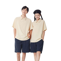 Polo en coton piqué uni unisexe 230 g/m² respirant à manches courtes et col revers, coupe décontractée, idéal pour le quotidien – Grande quantité en stock – Offre spéciale