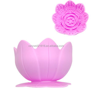 Nova Chegada Verão Lotus Silicone <span class=keywords><strong>Pet</strong></span> Enriquecimento Congelar Alimentador Lento Lotus Dog Lick <span class=keywords><strong>Bowl</strong></span> - Product Image 2