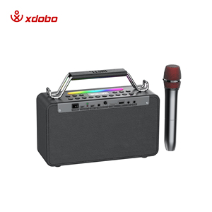 XDOBO BMTL โบลด์ มิ<span class=keywords><strong>นิ</strong></span> 80W ลำโพงคาราโอเ<span class=keywords><strong>ก</strong></span>ะลำโพงปาร์ตี้พร้อมไมโครโฟน 1 ตัวซับวูฟเฟอร์ในตัว, รีโมทคอนโทรลสำหรับโฮมเคทีวี/<span class=keywords><strong>ก</strong></span>ลางแจ้ง - Product Image 6