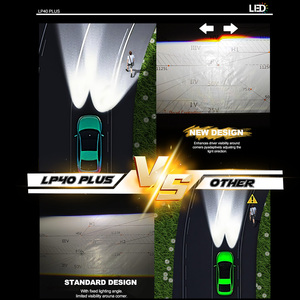 Xenplus <span class=keywords><strong>Nuova</strong></span> <span class=keywords><strong>Generazione</strong></span> LP40 PLUS 120W 6000K 35000LM Proiettore Bi-LED da 3.0 Pollici con Sistema Smart AFS per Fari Auto - Product Image 5