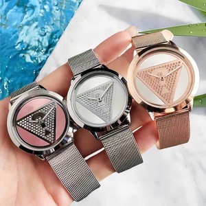 <span class=keywords><strong>Reloj</strong></span> de Pulsera de Lujo Marca <span class=keywords><strong>Guess</strong></span> para Mujer Esfera de Acero Inoxidable de 35mm Pantalla de Cristal de Cuarzo Correa de Aleación con Hebilla Éxito de Ventas para Chicas - Product Image 1