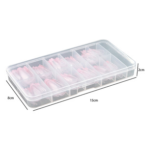 การ์ดโชว์เล็บปลอมแบบใส PVC 120 ชิ้น พลาสติกพิมพ์ลาย สำหรับโปรโมชั่น อุปกรณ์ตกแต่งเล็บ - Product Image 4