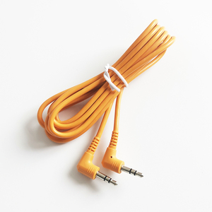 1메터 2메터 컬러 오디오잭 AV연결선 기기 ㄱ자형 기역자 AUX 스테레오 케이블 - Product Image 2