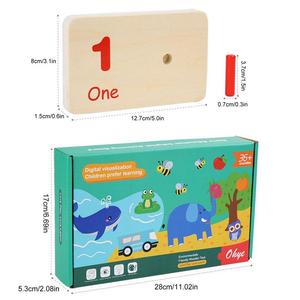 Jeu de bâtons de Cognition Montessori pour enfants, apprentissage préscolaire des maths et des nombres, activités éducatives - Product Image 6