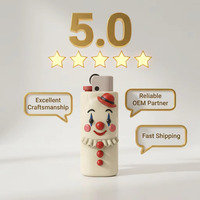 Funda Protectora de Cerámica para Encendedor con Diseño Creativo de Alien, Accesorios para Fumar de Porcelana, Funda de Encendedor Novedosa OEM para Hombres Fumadores