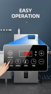 स्मोक फंक्शन बिल्टोंग जर्की सुखाने की मशीन रोटरी बड़ी क्षमता वाली सॉसेज फूड डिहाइड्रेटर मशीन - Product Image 2