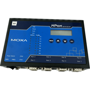 Serveur de périphériques série 8 ports <span class=keywords><strong>Nport</strong></span> <span class=keywords><strong>5610</strong></span>-8-dt PLC pour produit sous garantie - Product Image 1