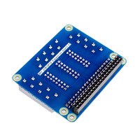 Carte d'extension multifonctionnelle GPIO pour Raspberry Pi 4ème génération B/3B+, carte d'extension d'adaptateur de port IO pour Raspberry Pi