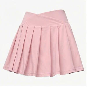 Fabricant OEM Personnalisé Jupe de Golf Sportive pour Femme Taille Haute Mini Plissée Séchage Rapide Nylon Spandex Service de Broderie - Product Image 3