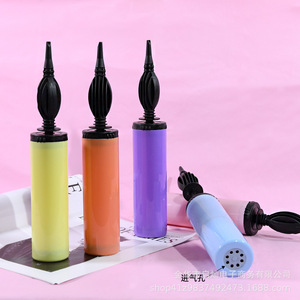 Pompe à main pour ballons, pompe à air portable couleur macaron, outil de gonflage de ballons, accessoires pour ballons - Product Image 3