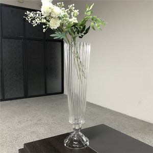 IFG Wholesale 76cm Tall Luxury Glass <strong>Flower</strong> <strong>Vases</strong> for Wedding Table Centerpiece Decoration - Product Image 1