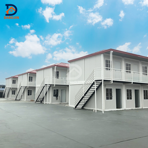 Di động di chuyển 20ft phẳng gói container nhà cài đặt nhanh chóng đúc sẵn được sử dụng cho ký túc xá văn phòng kho cho hội trường - Product Image 1