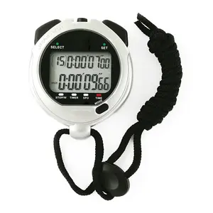 Cronómetro deportivo digital personalizado, cronómetro electrónico multifunción profesional resistente al agua
