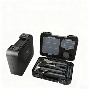 Outils <span class=keywords><strong>de</strong></span> quincaillerie en acier au carbone OEM haut <span class=keywords><strong>de</strong></span> gamme, ensemble <span class=keywords><strong>complet</strong></span> avec étui rigide, boîte à outils multifonctionnelle pour la maison, portable - Product Image 1