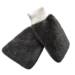 Gant de nettoyage automobile en microfibre tressée 28x19 600gsm pour le detailing – Fournitures d'entretien automobile - Product Image 4