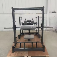 Nouvelle conception : Machine à charge de plaques pour l'extension des fessiers et des hanches, développement des muscles fessiers et du psoas, et exercices de pont fessier et de poussée de hanche