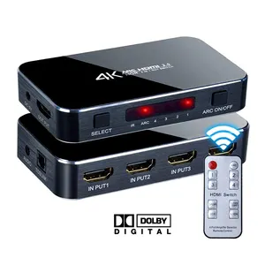 hdmi commutateur 120hz 4k Suppliers-Ugreen — interrupteur HDMI 4K @ 60HzHDMI, avec câble optique TOSLINK SPDIF, Support Audio 3.5mm, fonction ARC, 3D, 1080P @ 120Hz, 4K @ 60Hz, HDTV