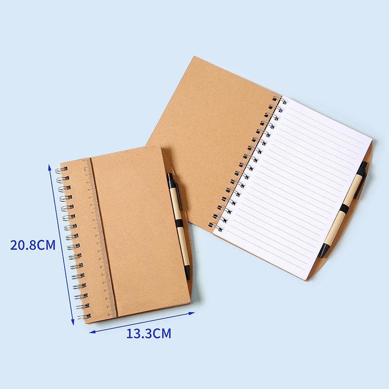 Bloc-notes avec stylo noir