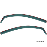 2 Protectores de Lluvia para Ventanas con Tinte Ahumado, Visera Interior para Fiat 500 Abarth MK1 3 Puertas Hatchback 2007 en Adelante