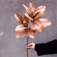 Décoration d'automne pour mariage, fausses fleurs imprimées en 3D : bouquets de roses, phalaenopsis, camélias, hortensias, pivoines
