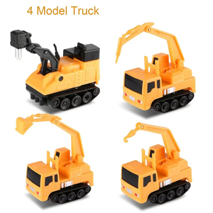 Wholesale New Kids Mini Toy Magic Pen Induction Racing Train School Bus <b>Fire</b> Engine Model Traction Track Car Boy Gift - Product Image 6