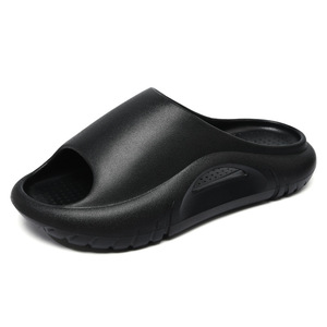 Men's Summer One-Flip Flip-Flops Soft Sole Outdoor Beach Shoes White EVA Open Toe <b>Slippers</b> QL301 - Product Image 5