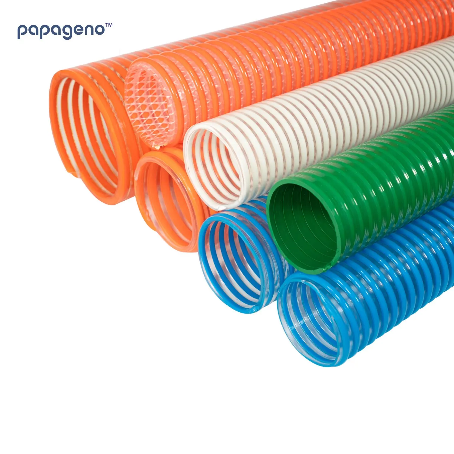 3/4 zu 16 zoll PVC Kunststoff Helix Spirale Verstärkt Wasser Saug Schlauch
