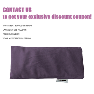 Máscara de Ojos de Lavanda para Relajación, Yoga, Sueño, con Peso, Calefactable, para Meditación y Aromaterapia - Product Image 3