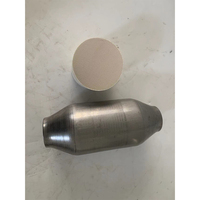 Offre Spéciale pièces automobiles polissage de surface en acier inoxydable 409 convertisseur catalytique universel à noyau en céramique