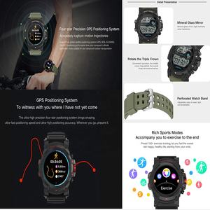 G02AJ Posicionamiento GPS Hombres Mujeres Cool Responder Call Ritmo cardíaco Deporte al aire libre GPS Fitness Health Tracker Da <span class=keywords><strong>Fit</strong></span> Reloj inteligente - Product Image 4