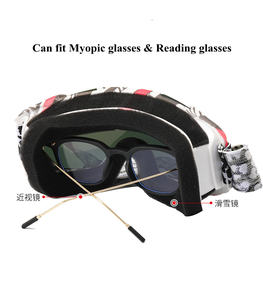 <span class=keywords><strong>Gafas</strong></span> de esquí para adultos, lentes deslumbrantes con montura grande, UV400 - Product Image 6