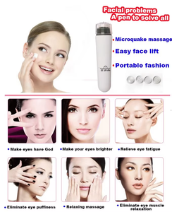 เครื่องนวดตาอเนกประสงค์ 4 in 1 แบบพกพา พร้อมระบบทำความร้อนและการสั่นสะเทือน บรรเทาอาการล้าดวงตา ผ่อนคลาย บำรุงผิวหน้า สำหรับใช้ในบ้าน - Product Image 2